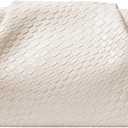 QWINEE Women's Woven Evening Bag Dumpling Clutch Purse No Strap Handbags Elegant Faux PU Leather Clutch Bag (Apricot)