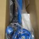 JOVA ZIFFY Multicolor 3 Wheel Scooter for Kids 3-5, Toddler Kick Scooters with LED Light-Up Wheels for Boys and Girls, 5 Adjustable Height and Lean-to-Steer Design, Support up to 110 lbs (Blue)