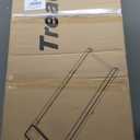 Walking Pad Treadmill with Handle Bar, Compact Portable Treadmills for Home Small, Electric Walking Pads with Handles, 3.5HP Quiet and LED Display, 400 LBS Capacity (Black 1)