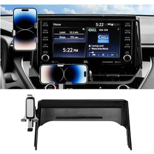 Autorder Car Phone Holder for Toyota Corolla 2019-2025/Corolla Cross 2022-2025 Accessories Air Vent Screen Fixed Clip 360° Rotation Cell Phone Mount Hands-Free with 2 Installation Methods(8 Inch)