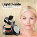 3 x IMPERIO Root Touch Up Hair Powder for Concealing Hair Loss instantly - Hairline Powder for Women & Men - Water resistant Root Cover Up for Thinning Hair in Premium Hairdressing Quality (Light Blonde)