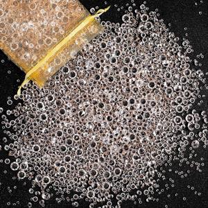 Hicarer 7000 Pieces Diamond Decorations Bling Bling Diamond Vase Filler Acrylic Gem Table Scatter Crystals in Four Sizes Table Decorations for Wedding Birthday Party Bridal Shower(Champagne Color)