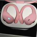 HAOYUYAN Wireless Earbuds, Sports Bluetooth Headphones, 80Hrs Playtime Ear Buds with LED Power Display, Noise Canceling Headset, IPX7 Waterproof Earphones for Workout/Running (Pink)