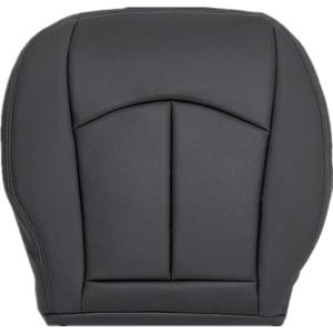 FZJDSD Black Driver Side Bottom Perforated Microfiber Leather Replacement Seat Cover Compatible with Mercedes Benz E63 E280 E300 E320 E350 E500 E550 2003 2004 2005 2006 2007 2008 2009
