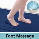 Arotive Memory Foam Bathroom Rug Mat 47x20, Ultra Soft and Absorbent Bath Mat, Machine Wash Dry, Comfortable Bath Rug Carpet for Bathroom Floor, Tub and Shower, Navy