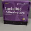 Invisible Strapless Sticky Bra Push up for Women, Ultra Adhesive Bra for Backless Dress, Cleavage Bra Lift Novelty Bras (A Cup, Light Beige)