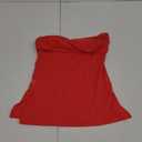 SUUKSESS Women Double Lined Going Out Trendy Tube Tops Side Split Sexy Tank Tops XS