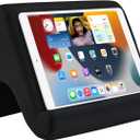 Tablet Pillow Stand - 3 Viewing Angles, Compatible with Tablets, Phones & iPad Pro 9.7, 10.5, 12.9 Air Mini 4, Kindle, E-Reader & Books (Black)