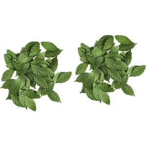 Garlands for Decoration 100pcs Wedding Flower Loose Leaves Fake Leaf Decor for DIY Projects