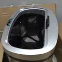 BestOffice | 13 Gallon Trash Can with Lid | Automatic Touchless Garbage Can | Odor Control | Modern Oval Design | Easy to Clean | Stainless Steel | Fits Any Kitchen, Bathroom, Office or Home