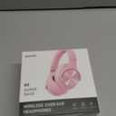 Picun B8 Headphones Wireless Bluetooth, 120H Bluetooth Headphone Over Ear with 3EQ Music Modes, Hands-Free Calls, Deep Bass Headphones for Travel Home Office Cellphone PC (Pink)