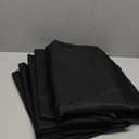 HolidayIdeas Outdoor Curtains for Patio Waterproof, 4 Panels - 54 x 84 Inch - Privacy Protection & Light Filtering Curtains Black Grommet Outside Curtains for Porch, Gazebo, Pergola, Backyard