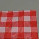 misaya 4 Packs Buffalo Disposable Table Cloth, 54 x 108 Inch Waterproof Plastic Tablecloth, Rectangle Red and White Checkered Table Covers for Picnic, Birthday, Party, Mother's Day