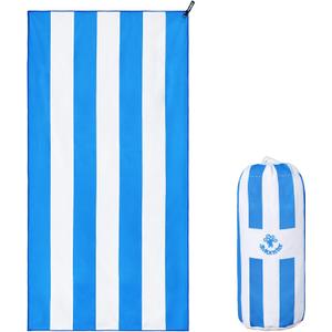4Monster Microfiber Beach Towel Quick Dry,Super Absorbent Lightweight Travel Towel for Swimmers, Sand Free Camping Towel, Beach Towels for Pool,Swim,Water Sports,Yoga (78.00" x 35.00", 31 Classic- Blue)