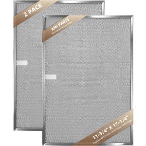 BPS1FA36 Aluminum Range Hood Filter 11-3/4" X 17-1/4" X 3/8" Compatible With B-roan Range Hood Filter 36" WS1 & QS1 & WS2 Series and Sears 5260-36" Series by AMI PARTS (2 Packs)