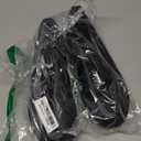 TUOPIN Womens Synthetic Leather Slip On Shoes,Padded Collar Slip on Sneakers for Women,Casual Loafers Walking Shoes (9.5, Full Black)