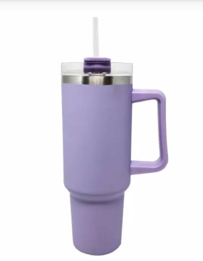 Vessel Stainless Steel Tumbler with Handle - Purple