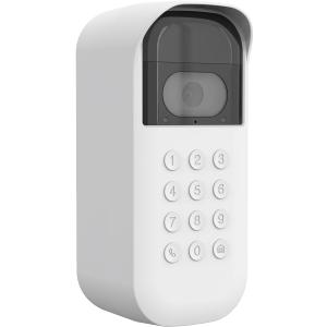 Holicfun Silicone Cover for myQ Smart Garage Door Video Keypad - Only Compatible with Right-Angle 20 Mounting Bracket Installation - White