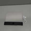 LED Reading Light, Rechargeable Clear Flat Book Light with 3 Colors & Timer, Dimmable Book Lights for Reading at Night, Doodleable Panel Plate Lamp Full Page Lights, for Book Lovers (Black)