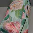 Kids Sleeping Bag for Boys, Watercolor Floral Light color Rose-Lightweight Warm Outdoor Indoor-Waterproof Cold Weather Resistant Sleeping Bag for Camping Hiking(Floral 32"*90")