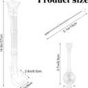 Rainmae Aquarium Feeding Dish Set, Transparent Aquarium Feeder Tube Kit, Fish Tank Feeding Supplies with Cleaning Brush and Food Scattering Prevention