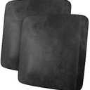 ANARACHON Leather Look Couch Cushion Covers Sofa Seat Slipcovers Sets Couches Furniture Protector for Sectional Armchair Loveseat Pets Kids Stretch Spandex Fabric (2 Cushion Loveseat, Dark Grey), M(2 Pieces)
