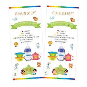 Baby Bottle Labels for Daycare, Self-Laminating, Waterproof Write-On Name Labels