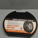 DEDC Snow Chains for SUV Tire Chains Compatible with Tesla MODEL Y Car 1 Min Quick Fit Chainsaw Reusable Universal Emergency Traction Chain Tire Width 215 225 235 245 255 275 - Set of 2 MS1520