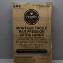 Regalo Safety 38" Baby Gate for Doorways & Bottom of Stairs, Pressure Mount Design for Babies, Toddlers & Pets, Tested & Safe for 30 Years, American Designed, American Owned (29-38.5"W x 30"H, Black)