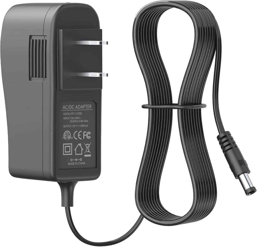 12V Charger for Fanttik Ride Electric Wiggle Car Power Adapter Compatible with FanttikRide 12V N7 Pro Ride On Toy Wiggle Car Rechargeable Battery Replacement Power Cord