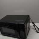 Emerson MW7302B Compact Countertop Microwave Oven with Touch Control, LED Display, 700W, 10 Power Levels, 6 Auto Menus, Glass Turntable and Child Safe Lock, 0.7 Cu., Ft. Black