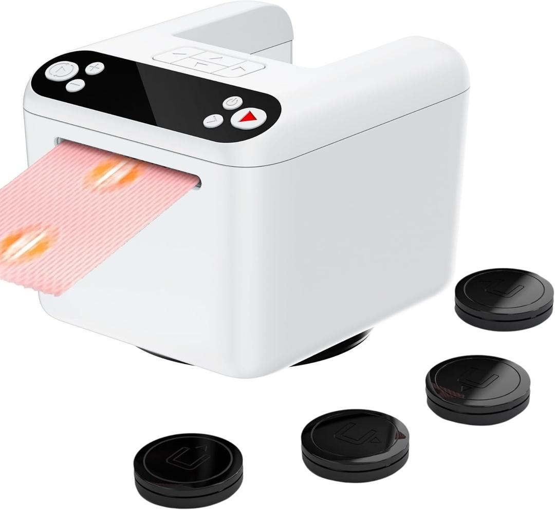 Automatic Card Dealer Machine, 1/2/3 Deck Playing Cards Dealer, Rechargeable Rotating Robot Card Dealing Machine for Uno Phase 10 Five Crowns Casino Poker Games, Texas Holdem Mode, 4 Buttons