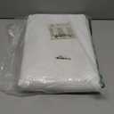 H.VERSAILTEX 100% Blackout Curtains for Bedroom Thermal Insulated Linen Textured Curtains Heat and Full Light Blocking Drapes Living Room Curtains 2 Panel Sets, 52x63 - Inch, Pure White