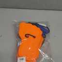 Fun Express 8 3/4" Bright Orange Giant Plastic Feet Stilts with Cording - 2 Pieces