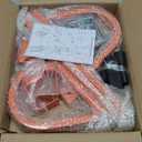 Ladder Roof Hook with Wheel Ladder Hooks for Roof Ridge Heavy Duty Steel Stabilizer Rubber Grip T-Bar for Damage Prevention Ladder Accessories 500 lb Weight Limit 2 Packs