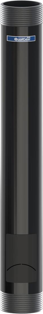 QualGear QG-PRO-PM-1FT-B Pro-AV 1.5" Npt Threaded Pipe, 1' Length Projector Accessory