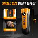 Dog Bark Deterrent Device - 3X Ultrasonic Anti-Bark Device with 5 Adjustable Levels, 30ft Range for Indoor/Outdoor Use Rechargeable & Portable for Your or Neighbor's Dog with Flashlight (Orange)