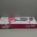 deAO Musical Guitar Play Set,Adjustable Height Microphone,Amplifier Set with Stand,Music Light Karaoke Music Toys Birthday for Kids Boys Girls (Red)