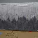 TRAIN2 ART Blue & Silver Canvas Wall Art, Hand Painted Abstract Oil Painting Wall Art on Canvas, Indigo Wall Picture Painting for Living Room Sofa Decoration (Navy Blue, 24X48inch)