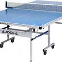 JOOLA NOVA Outdoor Ping Pong Table with Waterproof Table Tennis Net Set - Quick Assembly - All Weather Aluminum Composite Surface - Tournament Quality - Indoor & Outdoor Compatible 9x5 foot