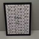 12x16 School Year Picture Frame K-12 Displays One 5x7 Photo and Twelve 2.5x3.5 Pictures Graduation Photo Collage Wall Hanging Collage School Picture Frame Black