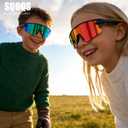 Youth Baseball Sunglasses for Boys Girls Kids Sports Sun Glasses Softball Cycling UV400 Protection Ages 3-14