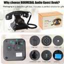 ROOMEDAL Audio Guest Book Wedding Phone- Record Customized Audio Messages with GuestBook A Personal and Convenient Way to Preserve Your Special Occasions