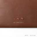 Comfyable Slim Protective Laptop Sleeve, PU Leather Bag Compatible with 15" MacBook Air (Snug Fit) M5 & 14" MacBook Pro M5 Pro/Max 2026 (Loose Fit), Brown