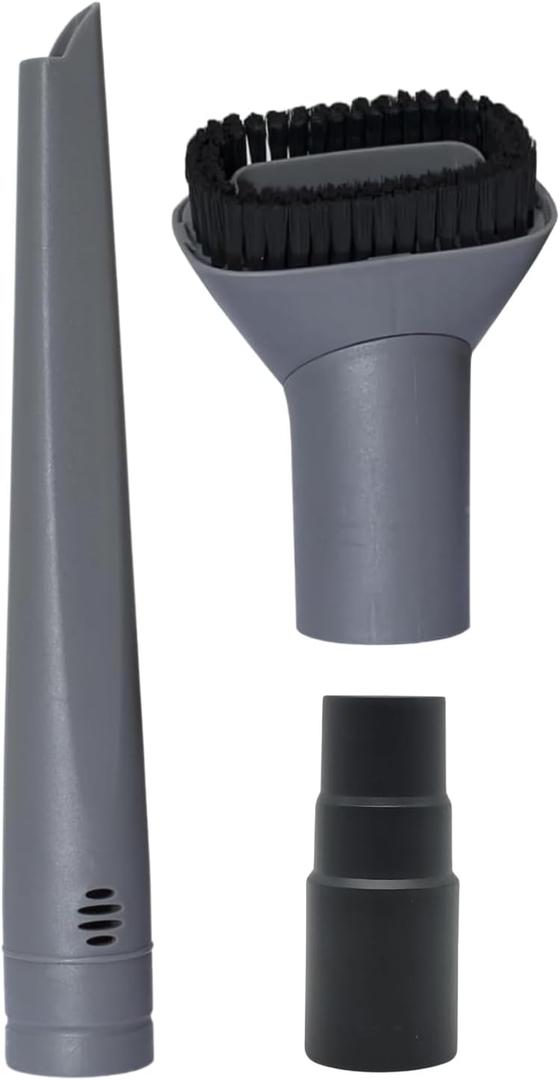 360 Rotating Vacuum Brush, Crevice Tool & Hose Adapter Compatible with Shark Rotator NV500 NV501 Series, Stratos AZ3002 & Rocket HV300 HV301 HV322 HV371 - Universal 1-3/8 Inch Vacuum Attachments