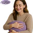 Lavender Weighted Pillow for Adults & Kids - 3.3lb Calming Sensory Pillow with Even Weight Distribution, Aromatherapy for Stress Relief, Anxiety, Sleep Support & ADHD