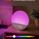 Dreamegg Sunrise 1 - Sunrise Alarm Clock, Sound Machine for Sleep, Customizable Sleep Routines, Dimmable Night Light, 29 Soothing Sounds, White Noise Machine, Wake Up Light for Bedrooms, Adults, Kids