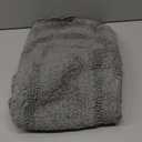 DII Crochet Collection Reversible Bath Mat, Small Oval, 17x24(1'5" x 2'), Gray