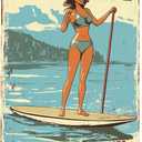 CCPARTON Vintage Beach Metal Sign Lake Life Cuz Beaches Be Salty Metal Tin Sign For Home Outdoor Indoor Office Bar Yard Decor 8x12 Inch