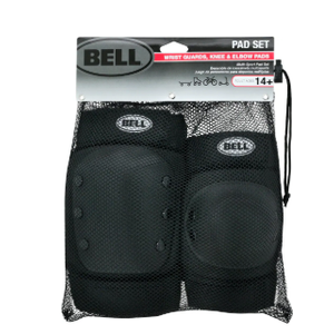 Bell - Adult Pad Set for Bike and Scooter - Black Bell - Adult Pad Set for Bike and Scooter - Black